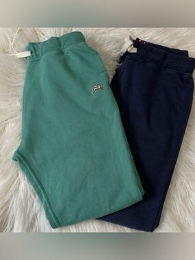 Tracksmith Drawstring Jogger Bundle Green Blue Size Small